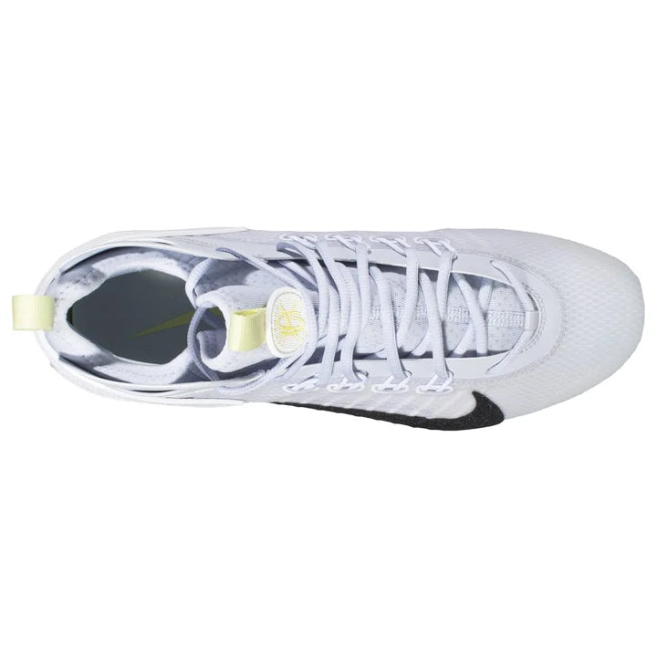 Nike Huarache 9 Elite Mid Lax SE Grey Lacrosse Cleats